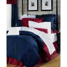 Patriotic Red White Blue Bed In A