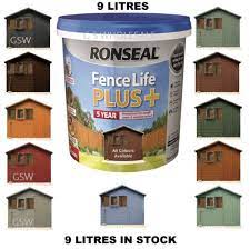 Ronseal 9l Fence Life Plus Garden Shed