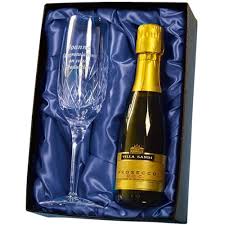 chagne flute and prosecco gift sets