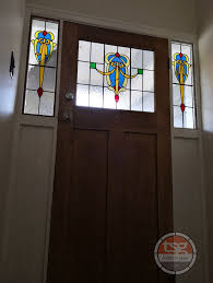 Stained Glass Front Entry Restoration