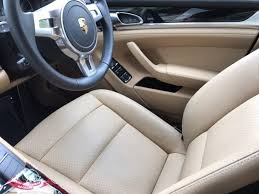 Panamera Interior Beige Leather Seats