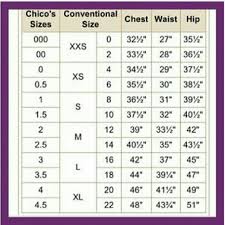 Chicos Size Chart Because Chicos Wants To Be Different