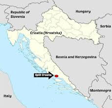 Destinations along the croatian and adriatic coast. Split Town Location On Croatia Map Split Croatia Travel Guide