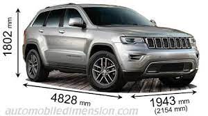 jeep grand cherokee dimensions boot