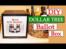 diy dollar tree raffle ballot box