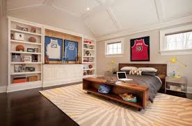 sports themed bedroom