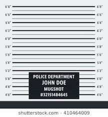 Police Mugshot Police Lineup Background Vector
