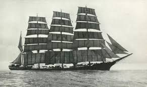 Parma was a four-masted steel-hulled barque which was built (Photos Prints,...) #19800624