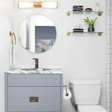 Glass Shelves Over Toilet Design Ideas