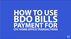 tutorial using bdo banking