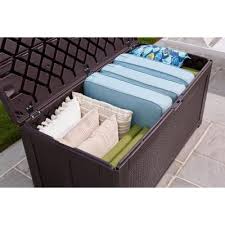deck boxes outdoor storage the home
