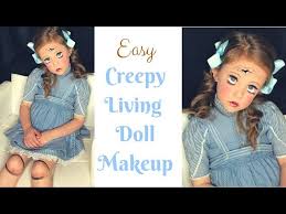creepy doll makeup you