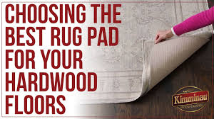 rug pads for your hardwood floors
