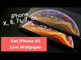 iphone xs live wallpapers on iphone x
