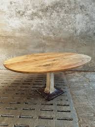Antique Oval Dining Table In Cast Iron