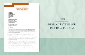claim letter template in word free