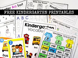 Free Kindergarten Activities And Worksheets Simply Kinder