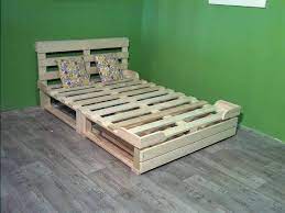 Pallet Platform Bed With Storage