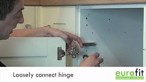 how to fit or replace a kitchen hinge