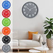 Wall Clock Large Round Modern Home