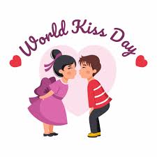 world kiss day a boy kisses a