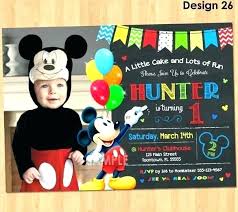 Mickey Mouse Party Invitations Zoli Koze