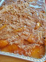 3 Ingredient Peach Dump Cake What S Cookin Italian Style Cuisine gambar png