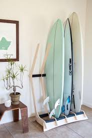 Wood Freestanding Surfboard Rack 3 5