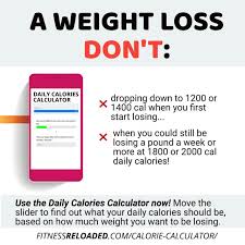 calorie deficit how big should it be