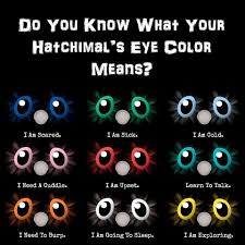 Hatchimal Eye Color Meanings