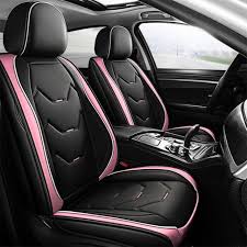 Pink Leather Car And Truck Seat Covers