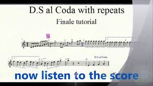 Coda (2 albums, 11 tracks). D S Al Coda With Repeats Finale Tutorial Youtube