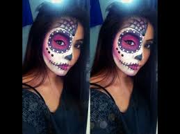 easy sugar skull halloween tutorial