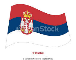 The serbian flag is not to touch the ground or used as tablecloths, carpets, curtains, or any other decoration. Serbia Flag Waving Vector Illustration On White Background Serbia National Flag Canstock