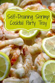Shrimp with creamy cocktail sauce mix 1/4 cup miracle whip dressing, 1/4 cup cocktail sauce and 1/4 tsp. Self Draining Shrimp Cocktail Party Tray Bitz Giggles