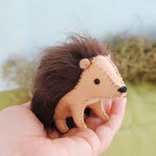stuffed hedgehog sewing pattern diy