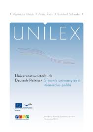 UNILEX Universitätswörterbuch Deutsch Polnisch Słownik