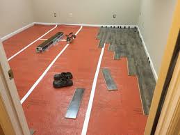 Laminate Flooring In Ben S Basement
