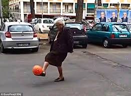 Image result for old ladies at football game