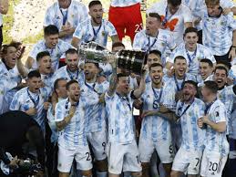 The individual prizes won by leo messi Argentina Vs Brazil Lionel Messi Ends Trophy Drought As Argentina Beat Brazil To Win Copa America Football News Times Of India