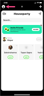 how to change houseparty pword and name