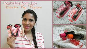 maybelline baby lips electro pop review