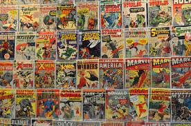 Wall Of Comic Books Going Places