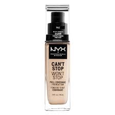 nyx full coverage foundation can t stop won t stop neutral buff cswsf10 3 1 0 fl oz