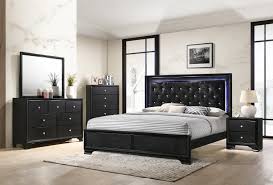 Get the best deal for black bedroom sets from the largest online selection at ebay.com. Micah Black Led Panel Bedroom Set From Crown Mark Luna Furniture