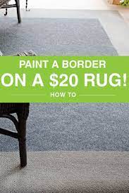 how to paint an outdoor rug the easy
