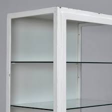 glass medical display cabinet 1940s