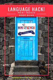 Free Printable Door Signs Mini French