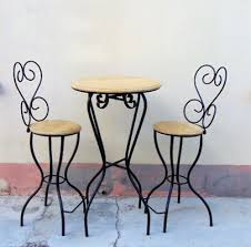 vintage garden stools table set of 3
