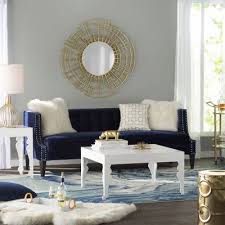 Blue Sofas Living Room
